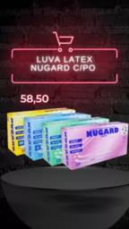 Luva Latex Nugard C/ Pó