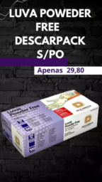 Luva Poweder Free Descarpack S/Pó
