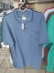 Camisa Polo Azul