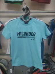 Camiseta Infantil Azul Nicoboco